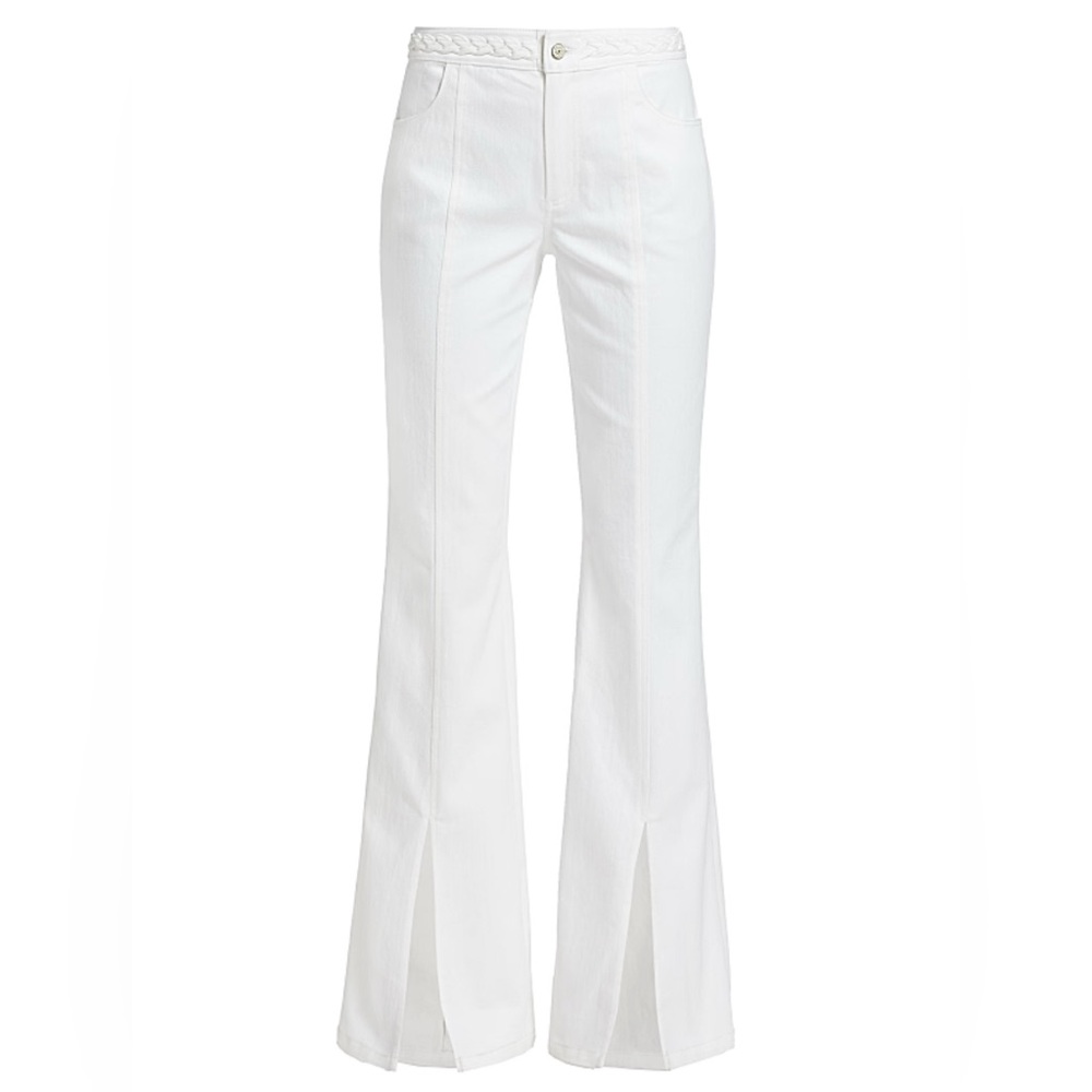 🚨SOLD 🚨
Cinq a Sept White Flared Pants
